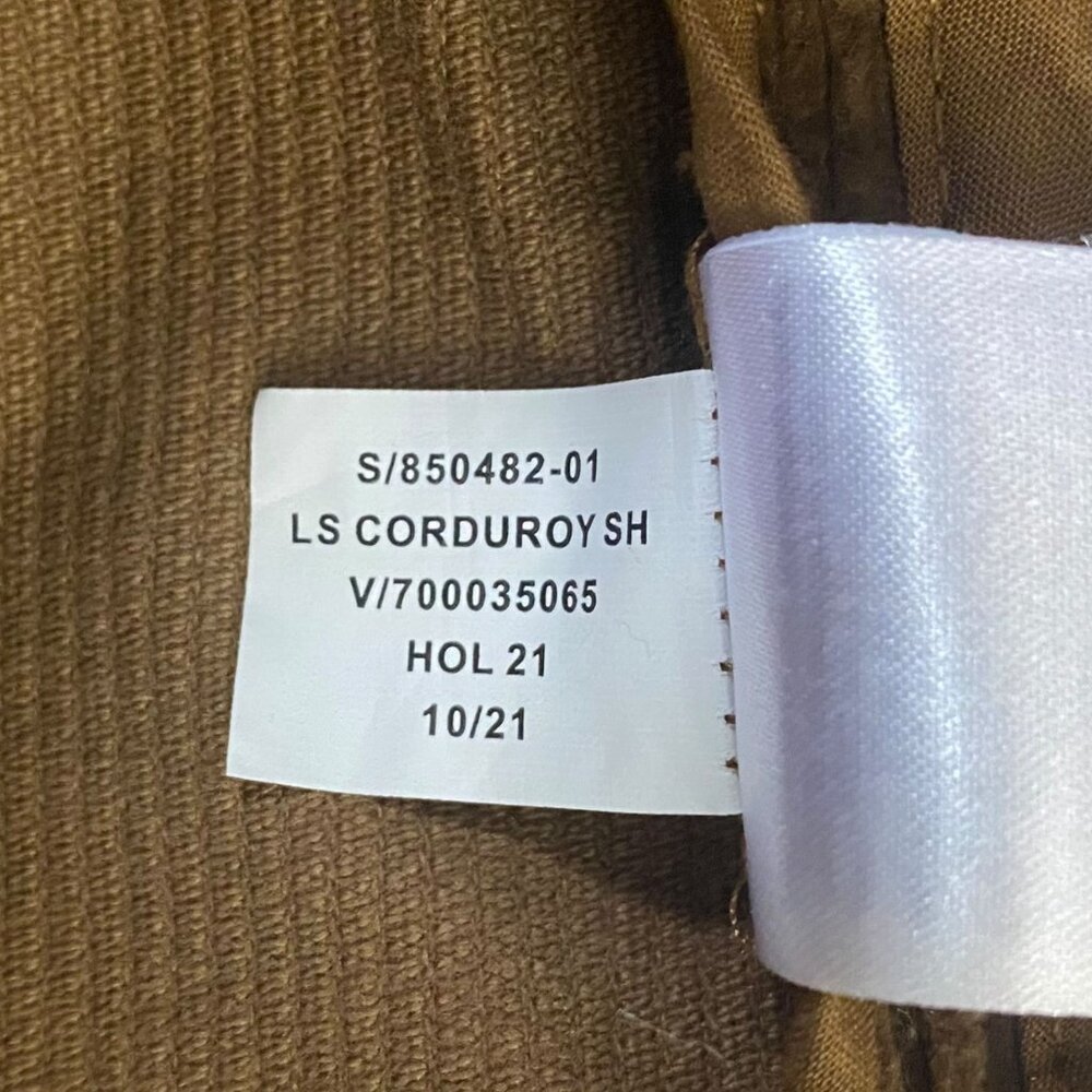 Banana Republic Corduroy Shirt Jacket Women's Large Pockets Button-Front L/S New - Picture 12 of 14